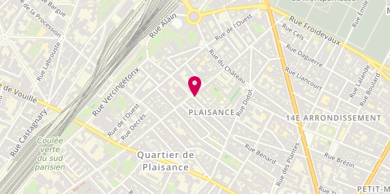 Plan de Caisse d'Epargne Paris Pernety, 75 Rue Raymond Losserand, 75014 Paris