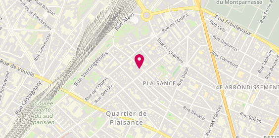 Plan de MFP Services, 59 Rue Pernety, 75014 Paris
