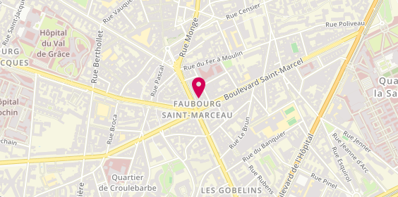 Plan de Groupama, 21 avenue des Gobelins, 75005 Paris