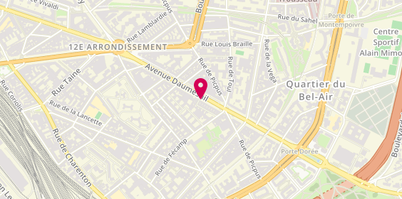 Plan de MAAF Assurances PARIS DAUMESNIL 12e, 218 Bis avenue Daumesnil, 75012 Paris