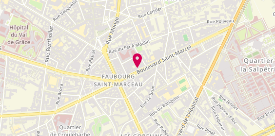 Plan de GMF Assurances PARIS GOBELINS, 76 Boulevard Saint-Marcel, 75005 Paris