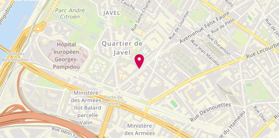 Plan de Moulin Richard, 128 avenue Félix Faure, 75015 Paris