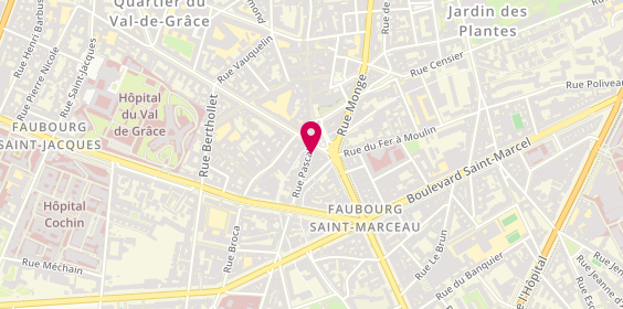 Plan de La Mutuelle de Poitiers Assurances, 9 Rue Pascal, 75005 Paris