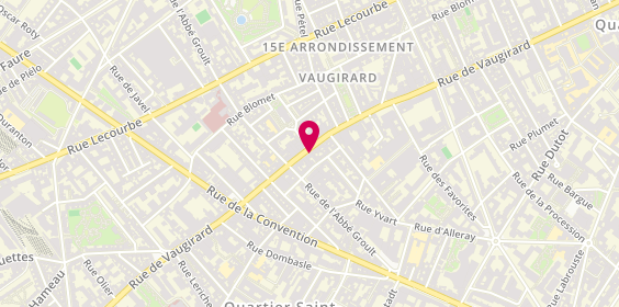 Plan de AESIO mutuelle, 313 Rue de Vaugirard, 75015 Paris