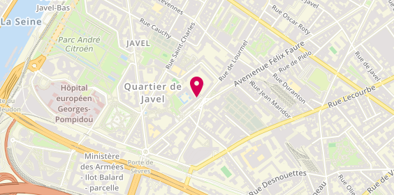 Plan de AXA, 106 avenue Félix Faure, 75015 Paris