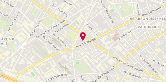 Plan de AXA Assurance Matthieu DE BRISOULT, 254 Rue Lecourbe, 75015 Paris