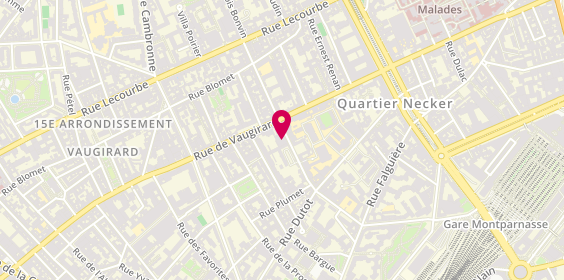 Plan de AXA Assurance Ghislain O'MAHONY, 32 Rue des Volontaires, 75015 Paris