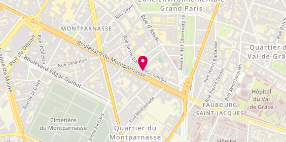 Plan de MAPA Assurances Paris, 96 Rue Notre Dame des Champs, 75006 Paris