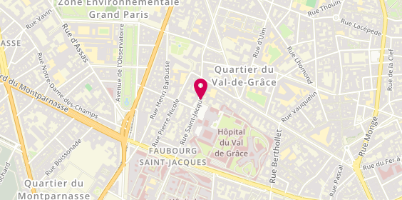 Plan de Mutuelle Saint-Christophe, 277 Rue Saint-Jacques, 75005 Paris