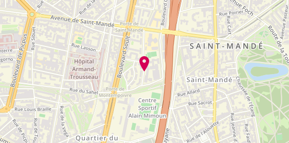 Plan de Union Valdôtaine de Paris, Chez Cisp
6 Avenue Maurice Ravel, 75012 Paris