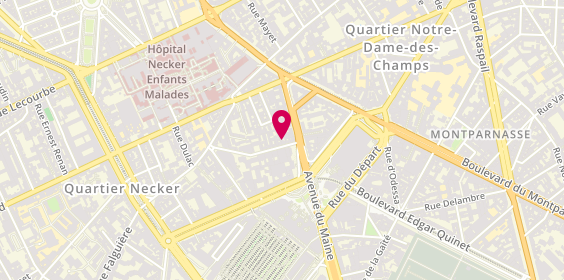 Plan de EIRL Proux, 4 Bis Rue Antoine Bourdelle, 75015 Paris