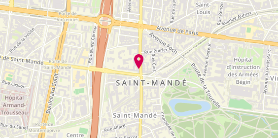 Plan de Agence Allianz Eric Rogalle, 32 avenue du Général de Gaulle, 94160 Saint-Mandé