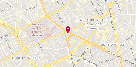 Plan de GMF Assurances PARIS MONTPARNASSE, 40 Boulevard du Montparnasse, 75015 Paris