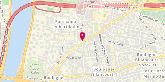 Plan de Mapa Prevoyante-Accidents, 62 Bis avenue Jean Baptiste Clément, 92100 Boulogne-Billancourt