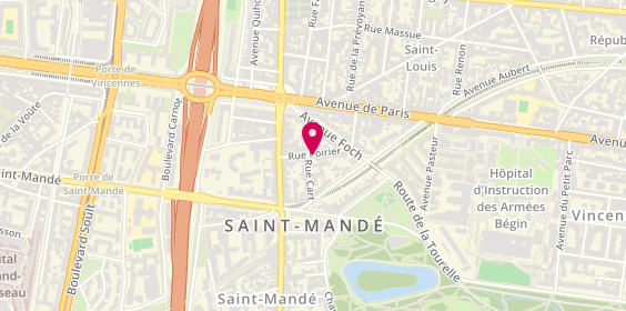 Plan de Aep Assurances, 8 Rue Poirier, 94160 Saint-Mandé