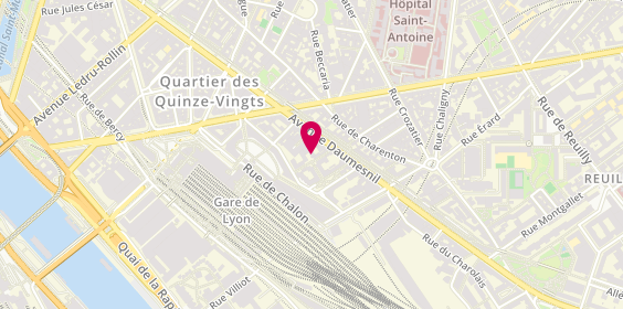 Plan de Mutuelle Entrain, 27 Pass. Raguinot, 75012 Paris