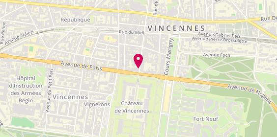 Plan de Doctorcare, 1 Château, Bis, 94300 Vincennes