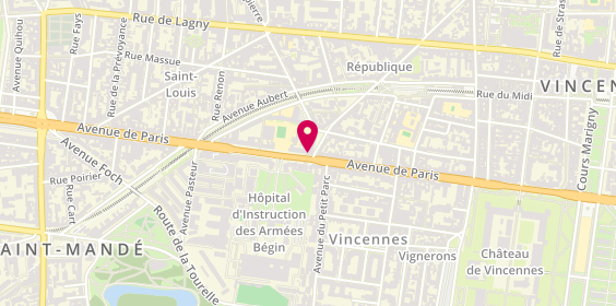 Plan de Axa, 96 Paris, 94300 Vincennes