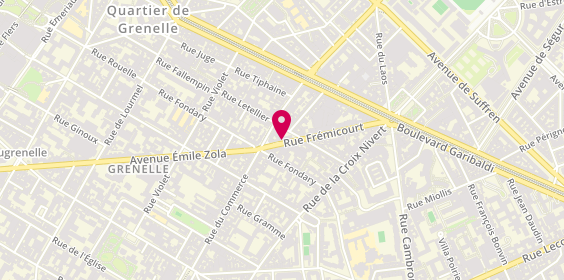 Plan de MMA Assurances PARIS LA MOTTE PICQUET COMMERCE, 9 Rue Frémicourt, 75015 Paris