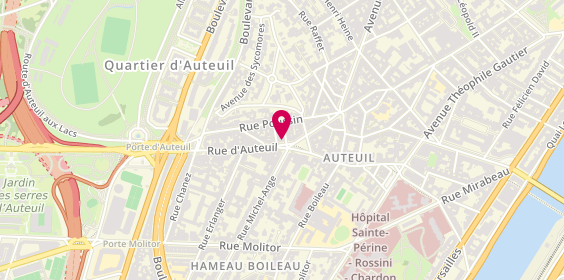Plan de Caisse d'Epargne Paris Auteuil, 48 Bis Rue d'Auteuil, 75016 Paris