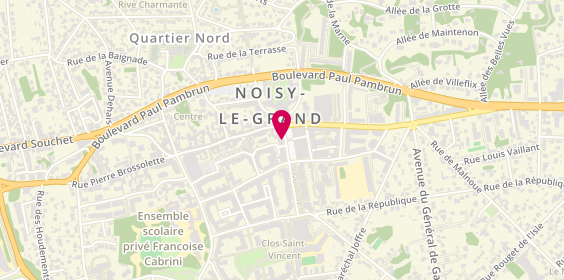 Plan de Allianz, 2 avenue Aristide Briand, 93160 Noisy-le-Grand