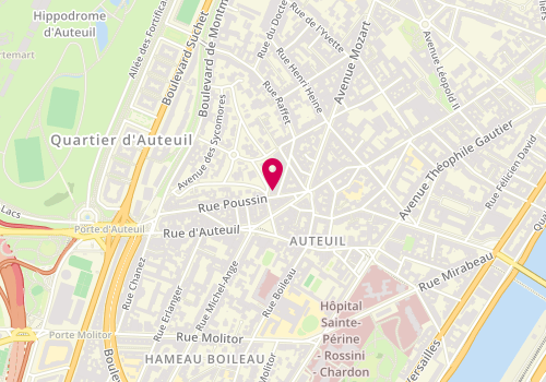 Plan de Axa, 10 Rue Poussin, 75016 Paris