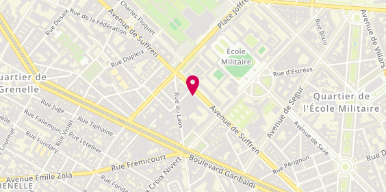 Plan de MGAS (Mutuelle Générale des Affaires Sociales) Paris, 96 avenue de Suffren, 75015 Paris