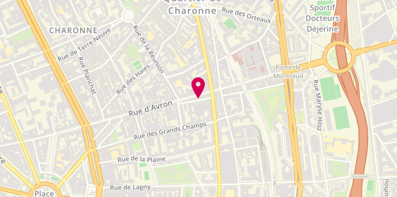 Plan de MACIF Assurances, 84 Rue d'Avron, 75020 Paris