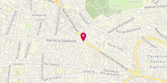 Plan de Mutuelle la Prevoyante de Fontenay S Bois, 1 Rue de la Solidarite, 94120 Fontenay-sous-Bois