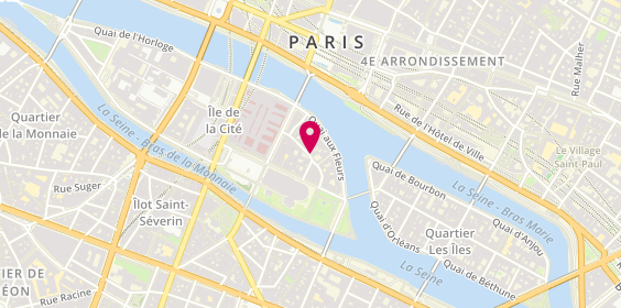 Plan de Point de rencontre mutuelle INTÉRIALE Paris Chanoinesse, 16 Rue Chanoinesse, 75004 Paris
