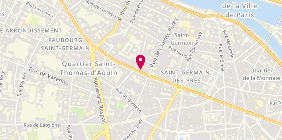 Plan de POSTIF Geneviève, 196 Boulevard Saint Germain, 75007 Paris