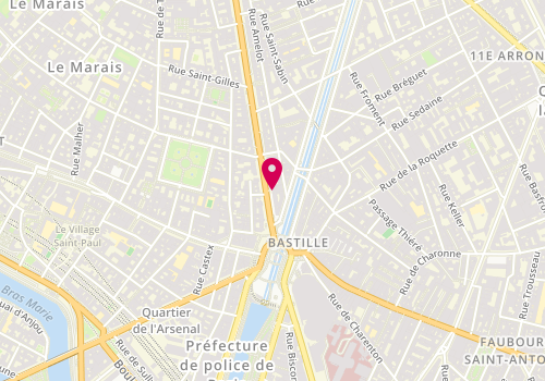 Plan de MAAF Assurances PARIS BASTILLE 11e, 10 Boulevard Beaumarchais, 75011 Paris