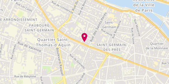 Plan de AXA Assurance Michel ESTEVES, 196 Boulevard Saint-Germain, 75007 Paris