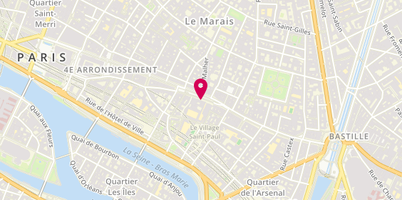 Plan de Allianz Assurance PARIS SAINT PAUL, 111 Rue Saint-Antoine, 75004 Paris