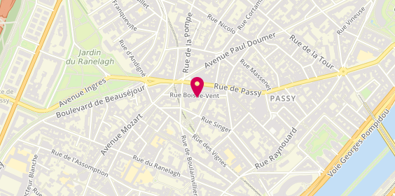 Plan de Allianz Assurance PARIS PASSY - Ag LACORRE ASSOCIES, 15 Rue Bois le Vent, 75016 Paris