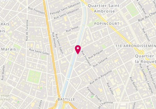 Plan de Umanens, 40 Boulevard Richard-Lenoir, 75011 Paris