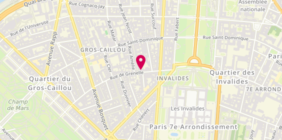 Plan de Carps International, 168 Rue de Grenelle, 75007 Paris