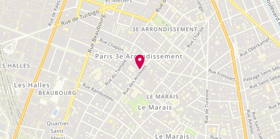 Plan de Allianz Assurance PARIS LATIN - Georges SANTELLI, 59 Rue des Archives, 75003 Paris