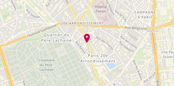Plan de GMF Assurances PARIS PYRENEES, 219-223 Rue des Pyrénées, 75020 Paris