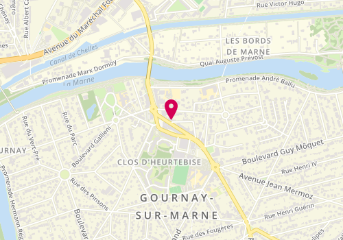 Plan de Caisse d'Epargne Gournay-sur-Marne, 1 Rue Emile Boisseau, 93460 Gournay-sur-Marne