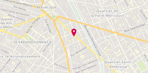Plan de MAAF Assurances PARIS REPUBLIQUE 11e, 22 Boulevard Voltaire, 75011 Paris