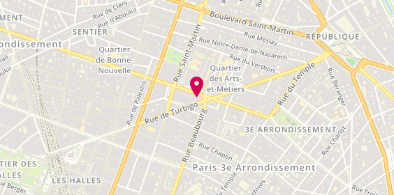 Plan de AXA Assurance et Banque Paris 3e Samuel Da Silva, 51 rue de Turbigo, 75003 Paris