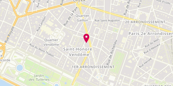 Plan de Courtier d'Assurances AzurExpat Paris, 27 avenue de l'Opéra, 75001 Paris