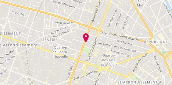 Plan de SADA Société Anonyme de Défense et d'Assurances, 102 Boulevard de Sébastopol, 75003 Paris