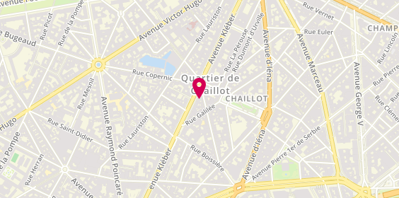 Plan de Agent Général Axa, 31 Rue de l'Amiral Hamelin, 75116 Paris