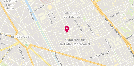 Plan de Allianz Assurance - PARIS GONCOURT - H2R ASSURANCES, 117 Avenue Parmentier, 75011 Paris