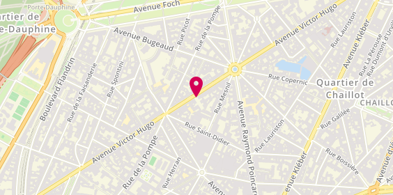 Plan de AXA Assurance Denys DIDIERLAURENT, 111 avenue Victor Hugo, 75116 Paris
