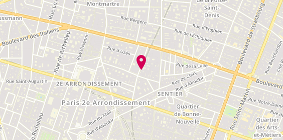 Plan de CAREL Mutuelle, 20 Rue du Sentier, 75002 Paris