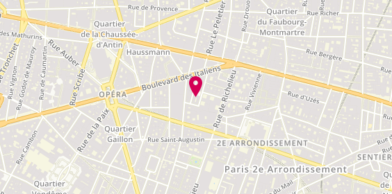 Plan de AXA Assurance Franck KOUDOU, 1 place Boieldieu, 75002 Paris