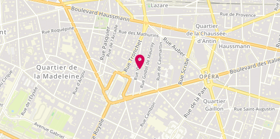 Plan de Swisslife, 18 Rue Vignon, 75009 Paris